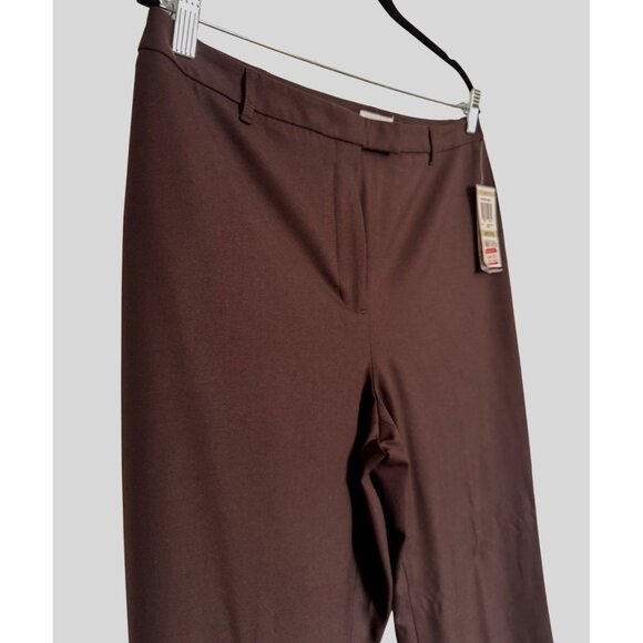 Charter Club Katherine Fit Petite Size 12P Brown Full Length Brown NWT Straight - Picture 7 of 10